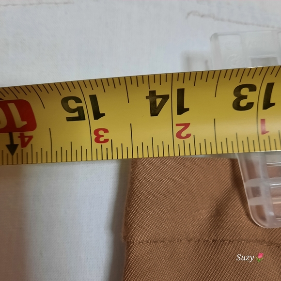 MNG Button Down, Beige A-Line Skirt - Picture 5 of 7